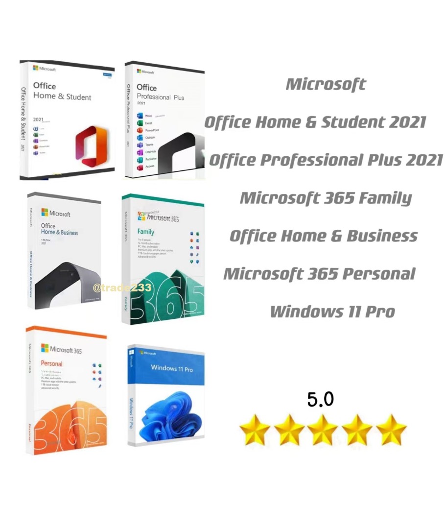 Microsoft Office Professional Plus Home & Business 2021 Home & Student