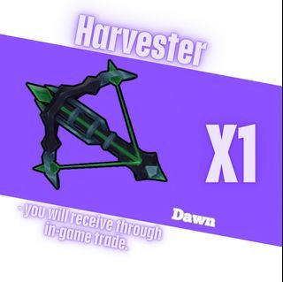 MM2 HARVESTER Crossbow Murder Mystery 2 Roblox Knives and Guns