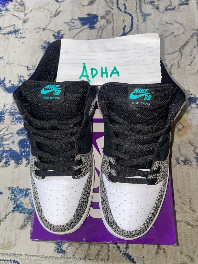 nike sb dunk low atmos elephant print