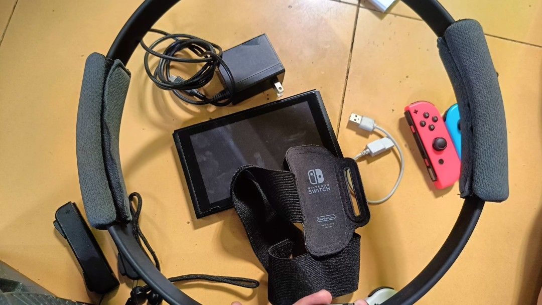 Nintendo switch v1 softmod 256gb joycon ring con fit