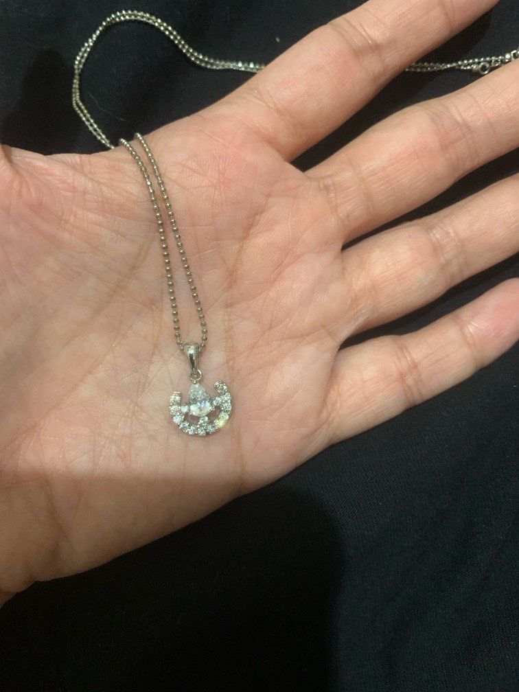 Non tarnish silver necklace Women s Fashion Jewelry Organizers Necklaces on Carousell