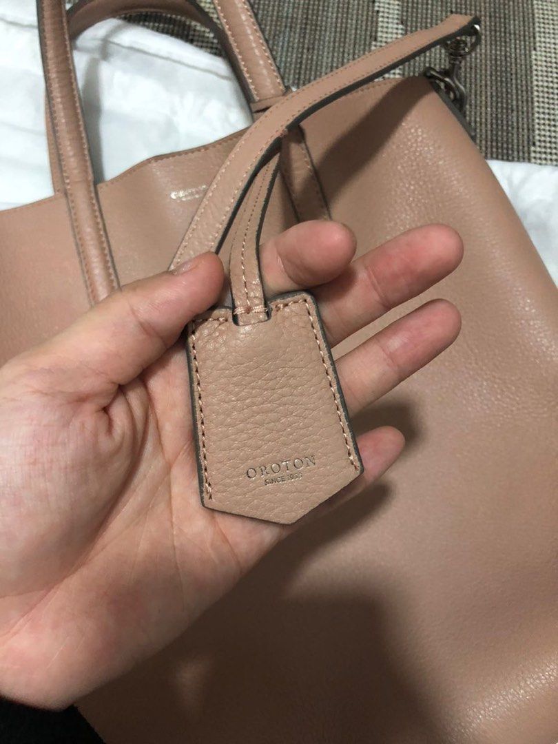 Oroton duo small tote deals