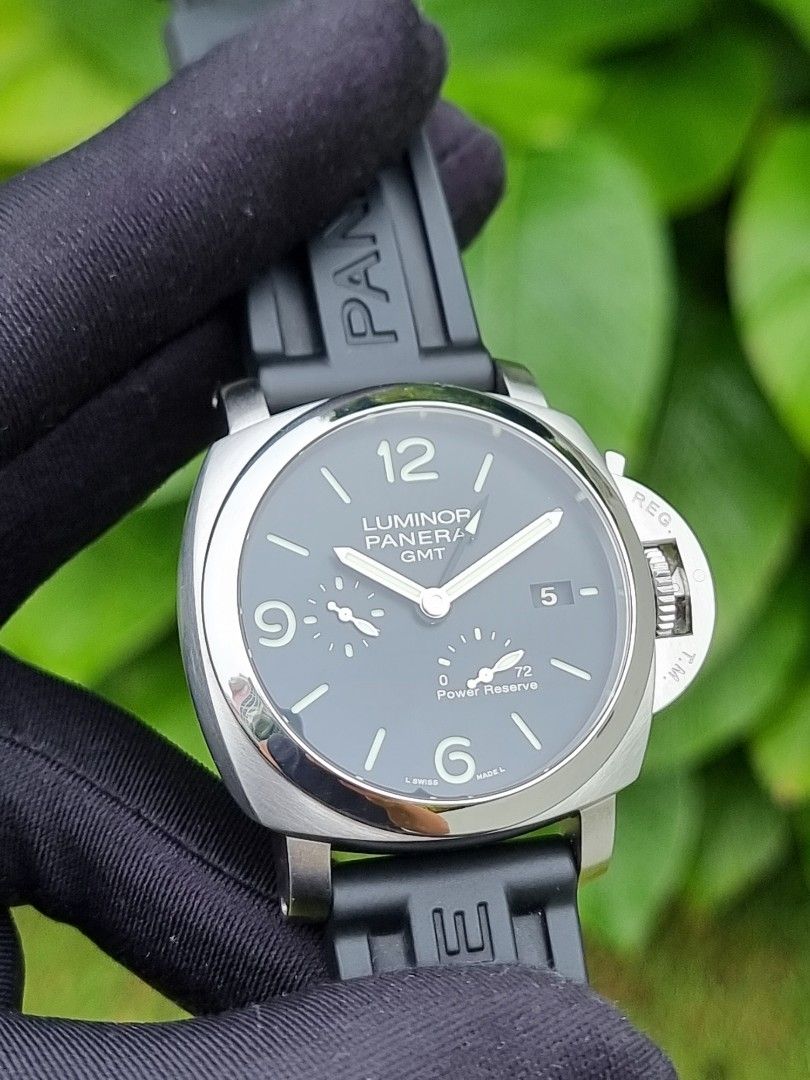 PANERAI PAM LUMINOR GMT 1950 3 DAYS GMT POWER RESERVE AUTO AUTOMATIC PAM321 PAM0321 PAM00321 PAM000321 not 1321 PAM1321 PAM01321 Luxury Watches on Carousell