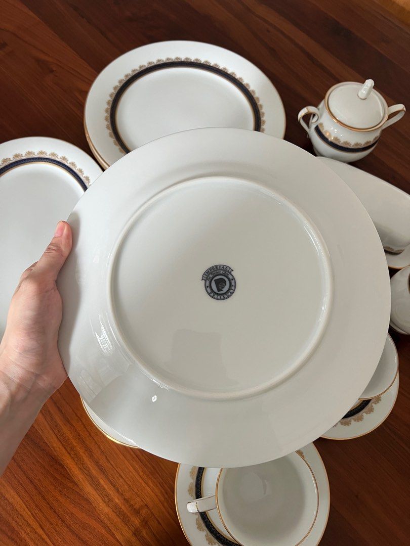 Philkraft dinnerware and cup set of 4 (Category: Dinnerware & Cutlery) located in Makati City. Submitted by lishadc (Listing ID 1306472666, Image 3). Description: Philkraft plate and cup set of 4 1 serving plate Butter, pepper, cream and sugar container ₱7,500 for all Delivery shouldered by buyer Location: Makati .