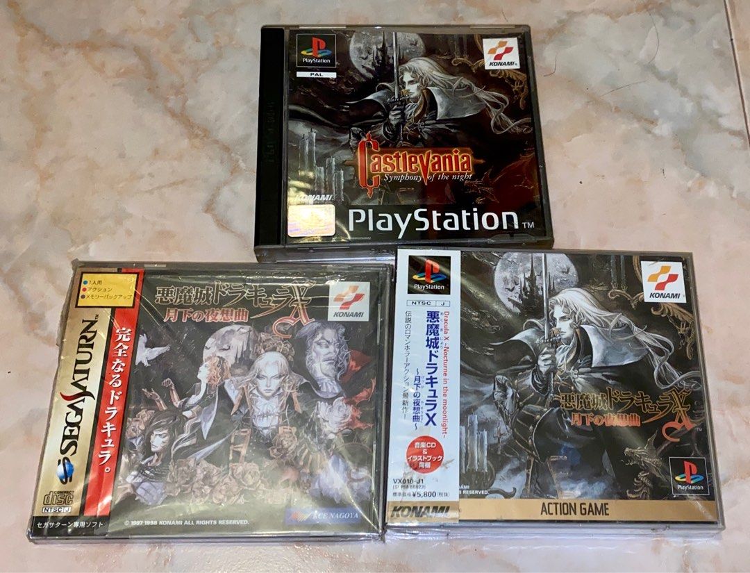 Playstation PS Sega Saturn Castlevania Symphony Of The Night