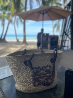 Raffia Tote Beach Bag