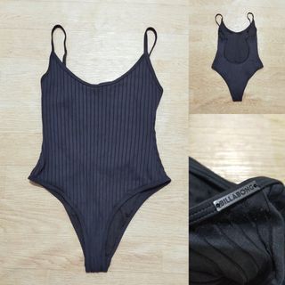 (S) BILLABONG Ribbed Scoopback One Piece Swimsuit / Swimwear