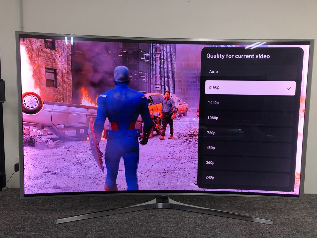 SAMSUNG 65 INCH 4K CURVE TV, TV & Home Appliances, TV & Entertainment