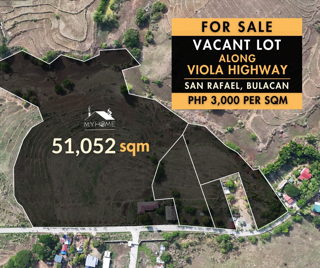 📷San Rafael, F. Viola Highway, Bulacan Vacant lot for SALE With highest and best use for an