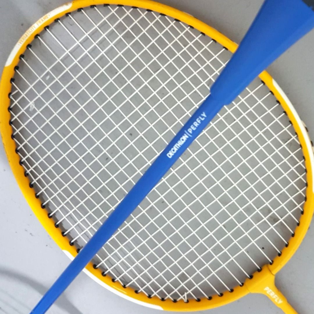 Set of 2 DECATHLON Badminton Rackets, PERFLY BR 100 Model, Durable ...