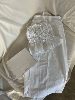Shu Shi Clothing Premium Linen Set (muse top & orli skirt)