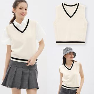 Sleeveless Sweater - GU by Uniqlo [ Pre-order from Japan ]