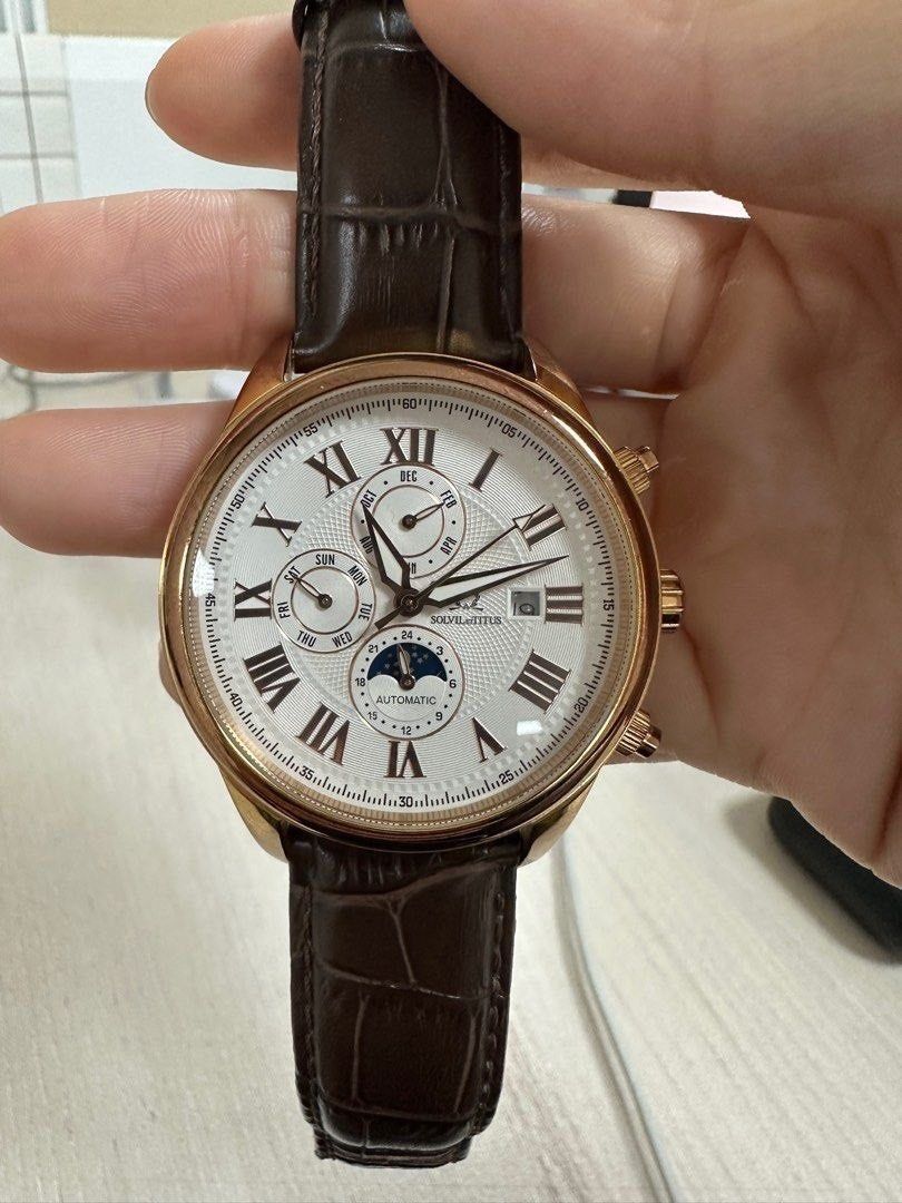 Watches 2024 Solvil Et Titus Mechanical Watch Solvil Et Titus