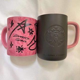 Starbucks x Blackpink Mug Themed Ceramic Mug Graffiti Limited Edition
