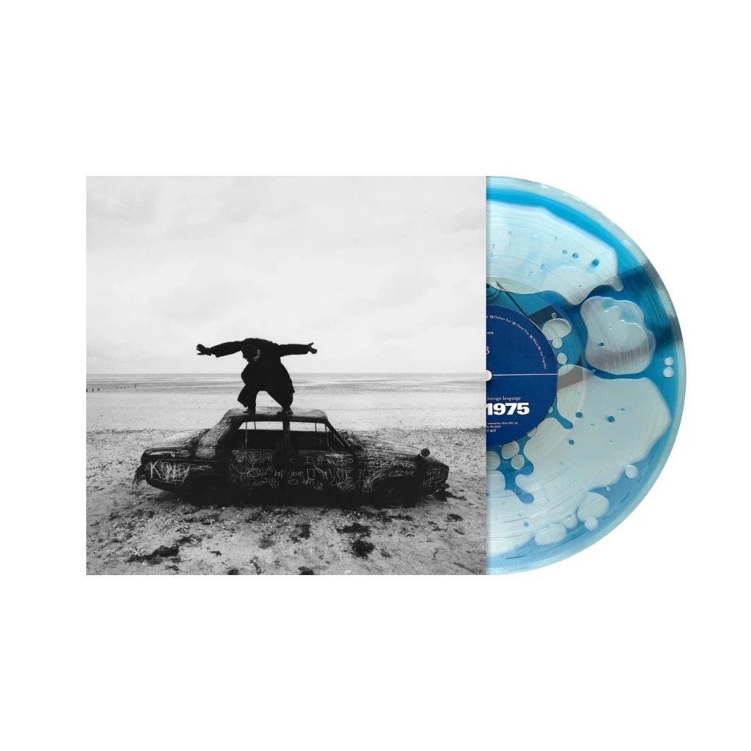The 1975 Being Funny In A Foreign Language blue liquid vinyl