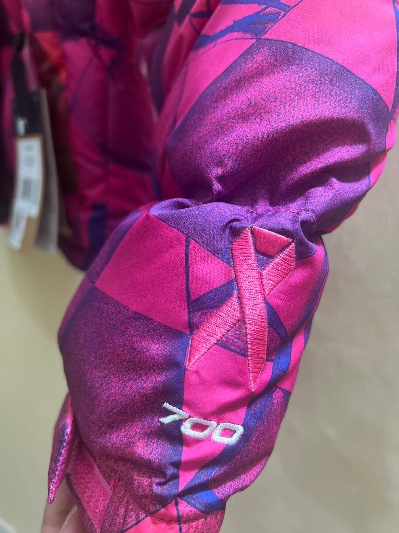 The North Face Print Nuptse Jacket (Category: Coats, Jackets and Outerwear) located in Pasay City. Submitted by sofikim (Listing ID 1306493855, Image 3). Description: Original New with Tags, brand new, unused and unworn item Hooded Water Resistant, Insulated 700 Down Jacket.