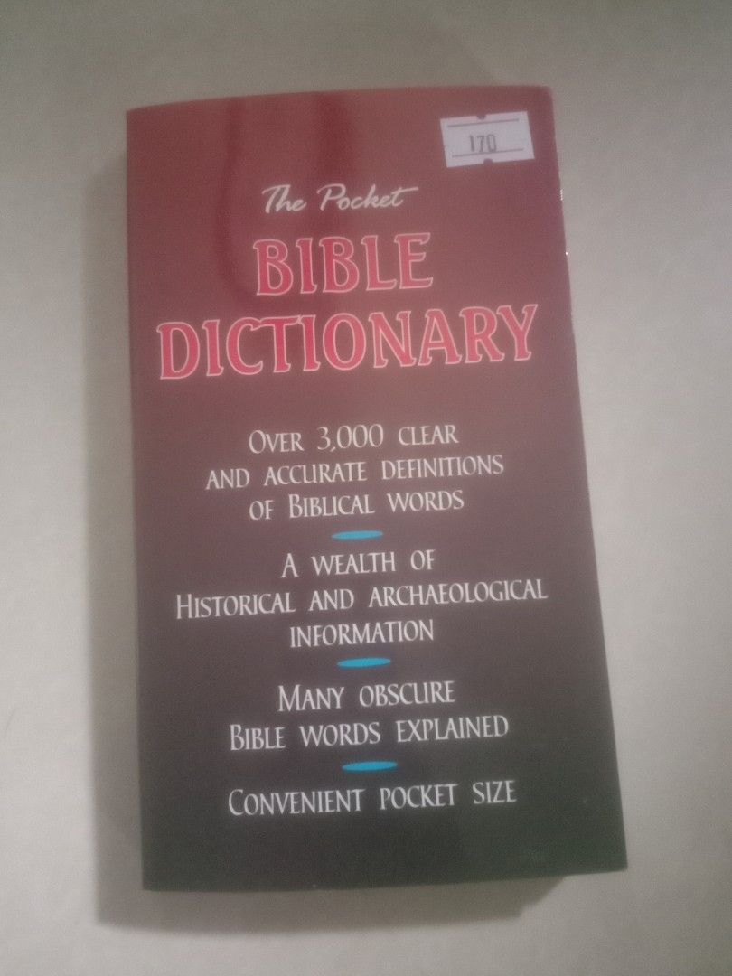The Pocket Bible Dictionary (Category: Religion Books) located in Orani. Submitted by segunda_ph (Listing ID 1306373085, Image 1). Description: .