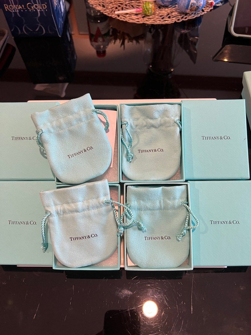 Tiffany Co. box with their bags Luxury Accessories on Carousell