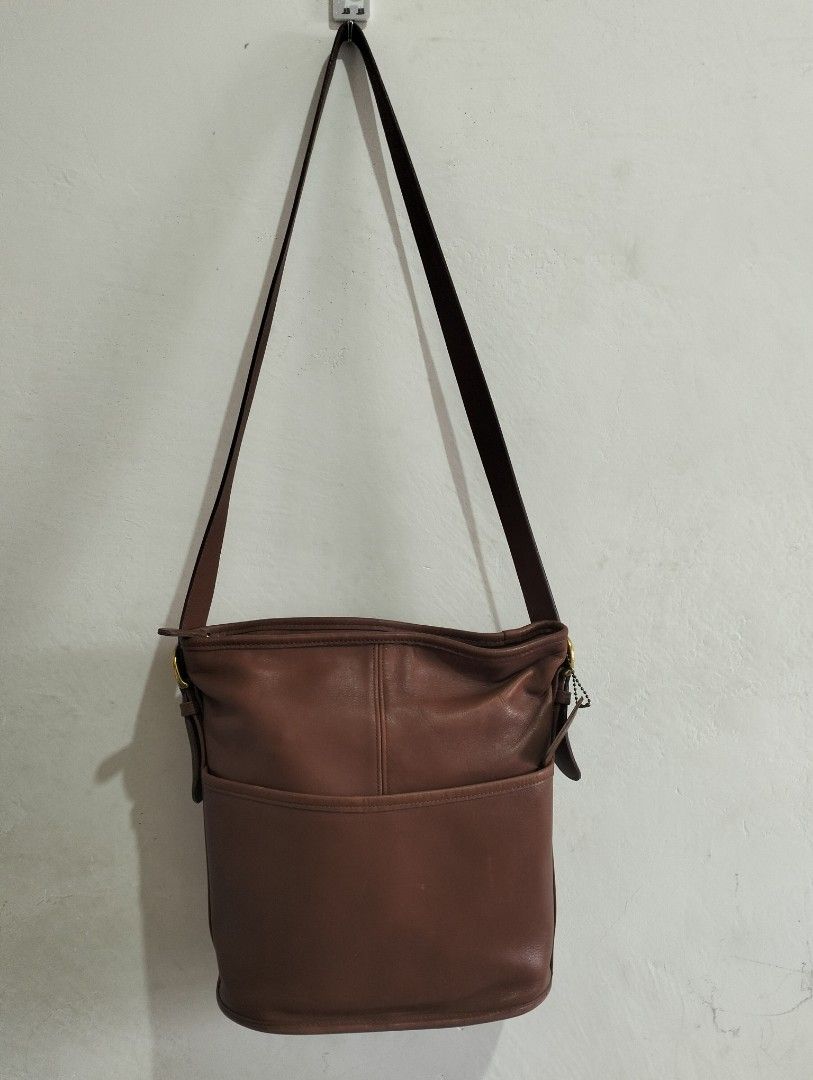 Coach bleeker bucket bag sales