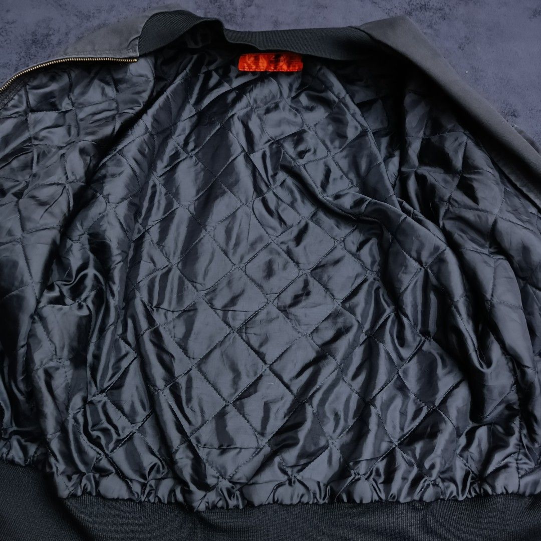 Vintage Redkap Bomber Jacket (Category: Coats, Jackets and Outerwear) located in Balanga. Submitted by dig_gear (Listing ID 1306356491, Image 3). Description: Vintage Redkap Bomber Jacket Condition: Good Width: 25" Length: 28" Issue: sign of usage Color may vary due to lighting Mine: ₱1280.
