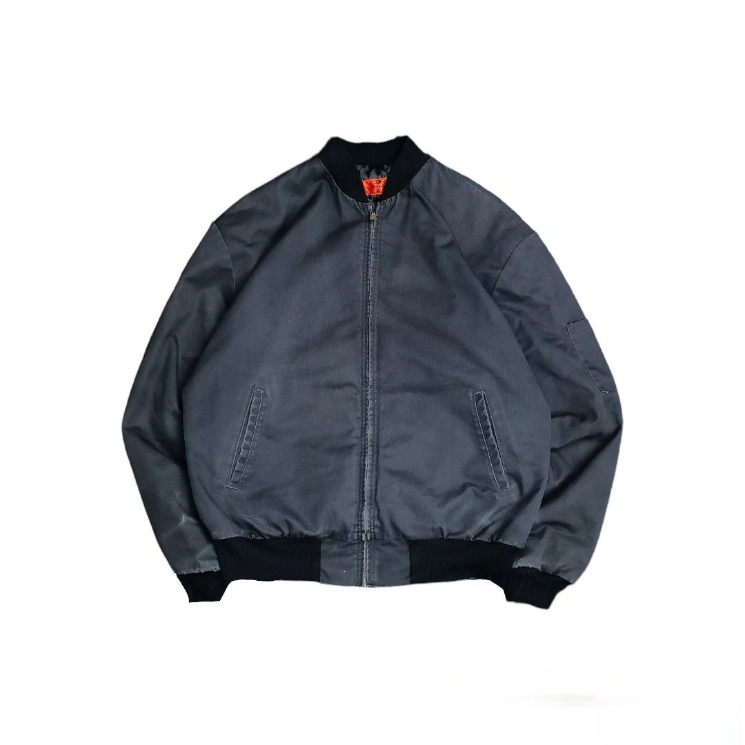 Vintage Redkap Bomber Jacket (Category: Coats, Jackets and Outerwear) located in Balanga. Submitted by dig_gear (Listing ID 1306356491, Image 1). Description: Vintage Redkap Bomber Jacket Condition: Good Width: 25" Length: 28" Issue: sign of usage Color may vary due to lighting Mine: ₱1280.