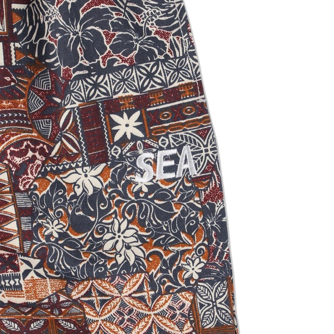 Windandsea FLOWER PATTERN SHORT /WINE L メンズ｜ショートパンツ 