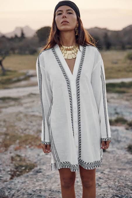 White blouse dress zara cheap