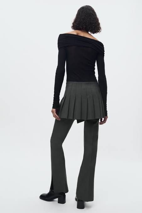 Skirt over pants zara store