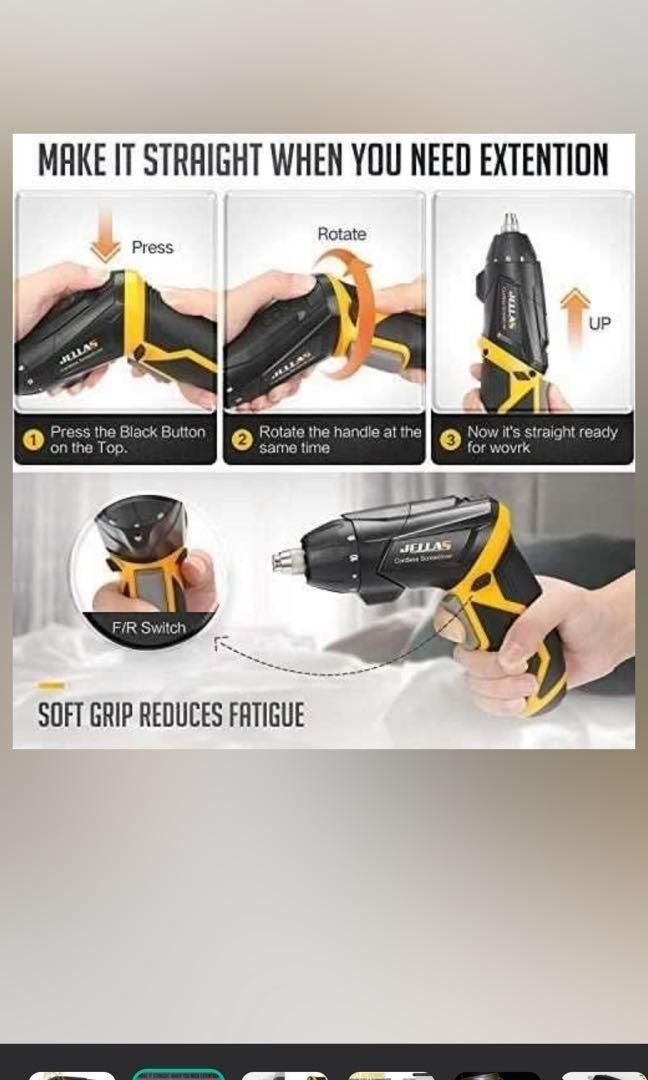 Jellas cordless screwdriver outlet