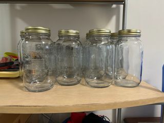 1 Liter Mason Jar for SALE (12 pieces available)