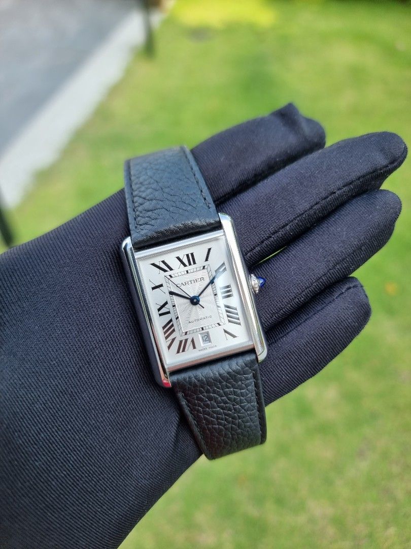 2023] CARTIER TANK DE MUST EXTRA LARGE XL DATE AUTO AUTOMATIC