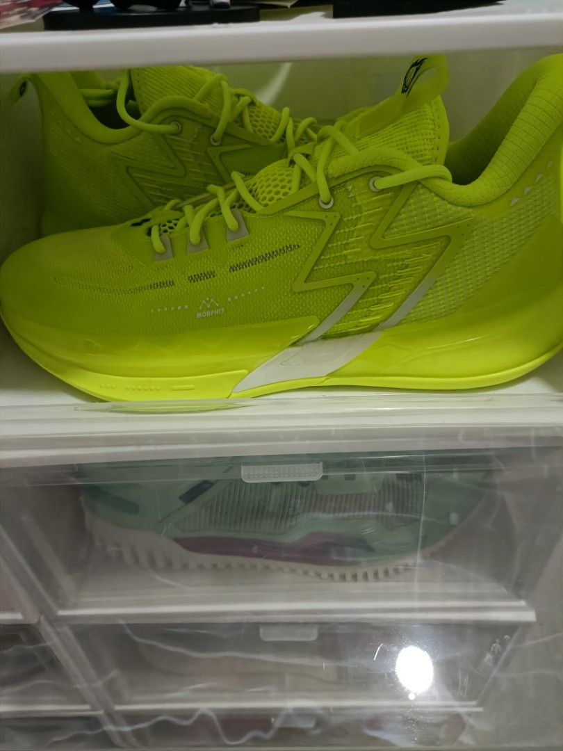 361 degrees big 3 4 switch pro lime green Grinch basketball shoes Nike lining wade Kyrie Kobe kd LeBron curry zoom freak