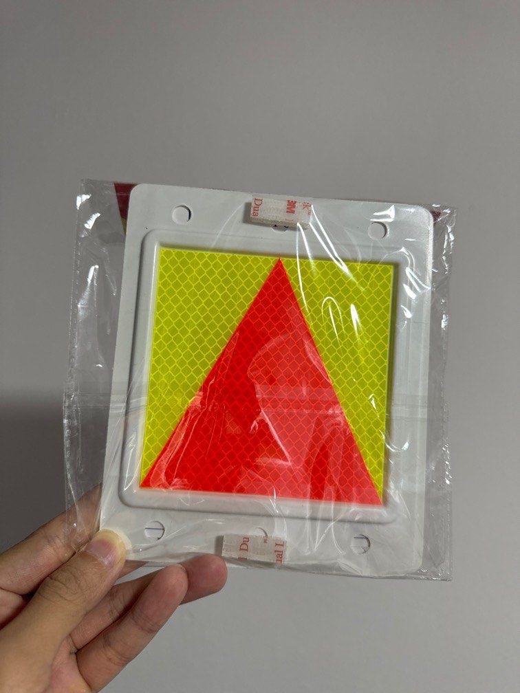  2 X 3M Probation Plate for $10 (Car P plate triangle plate) with double 