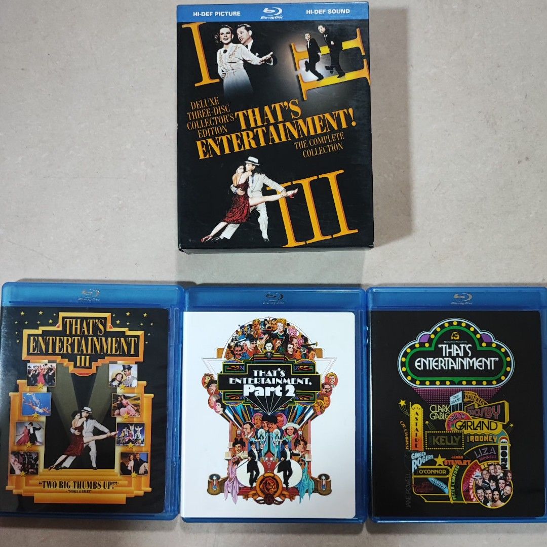 95%new That's Entertainment - The Complete Collection (Blu-ray) DVD (3碟  3-Disc Set) #保存良好 新淨靚仔