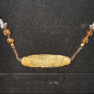 【Myanmar. Gen珀. Nine-Eyed Dzi Pendant】64241108156801110