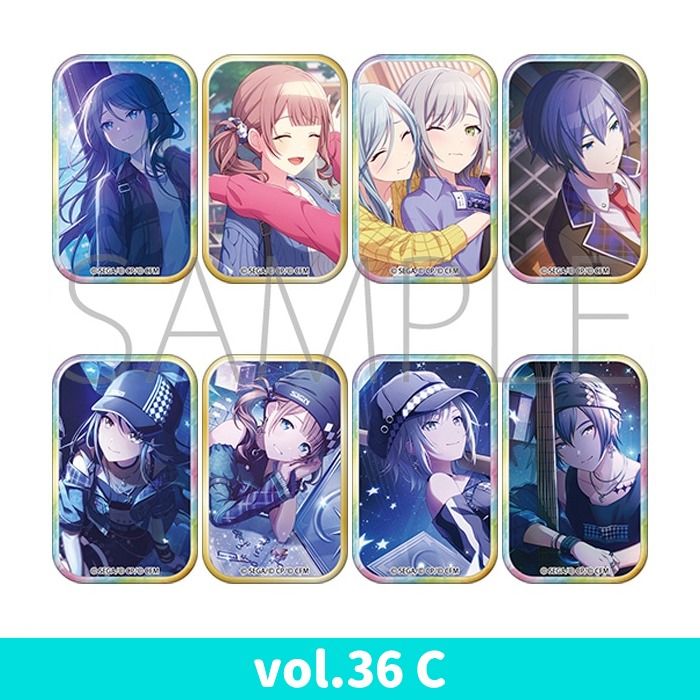 預訂：[日版周邊] 世界計畫方形襟章vol.36 [BOX]】prsk pjsk