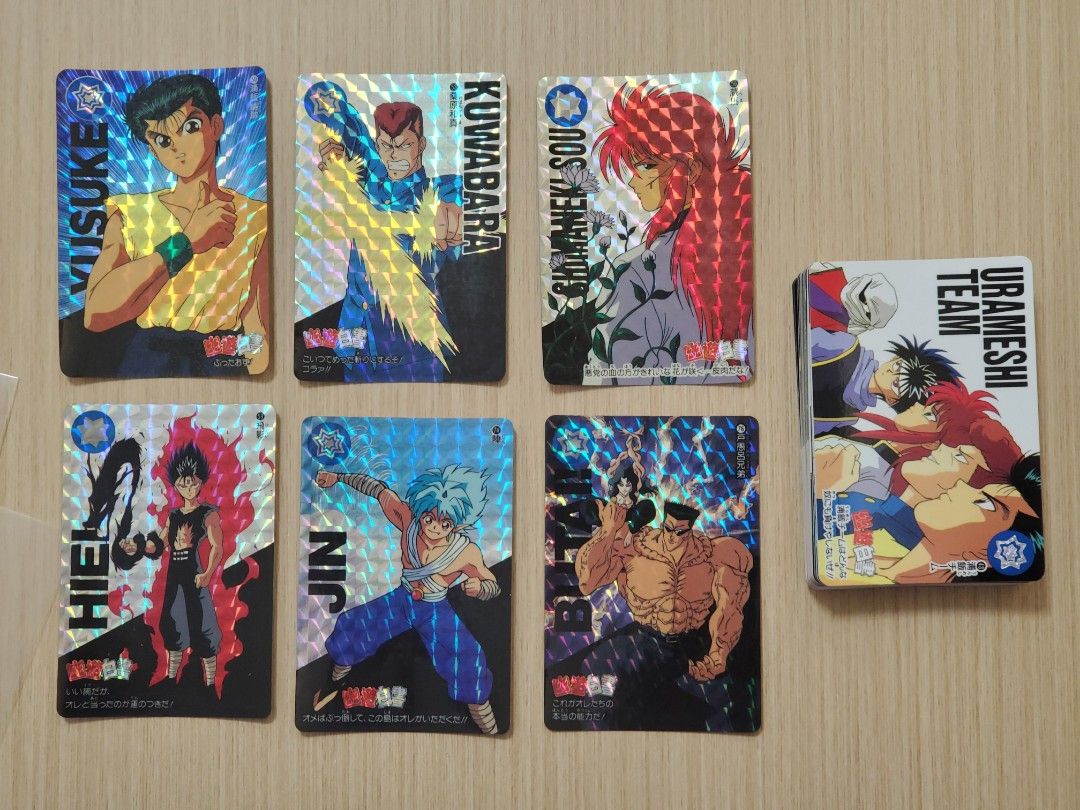 幽遊白書本彈Part 1 - 7 全套共294張, 興趣及遊戲, 玩具& 遊戲類