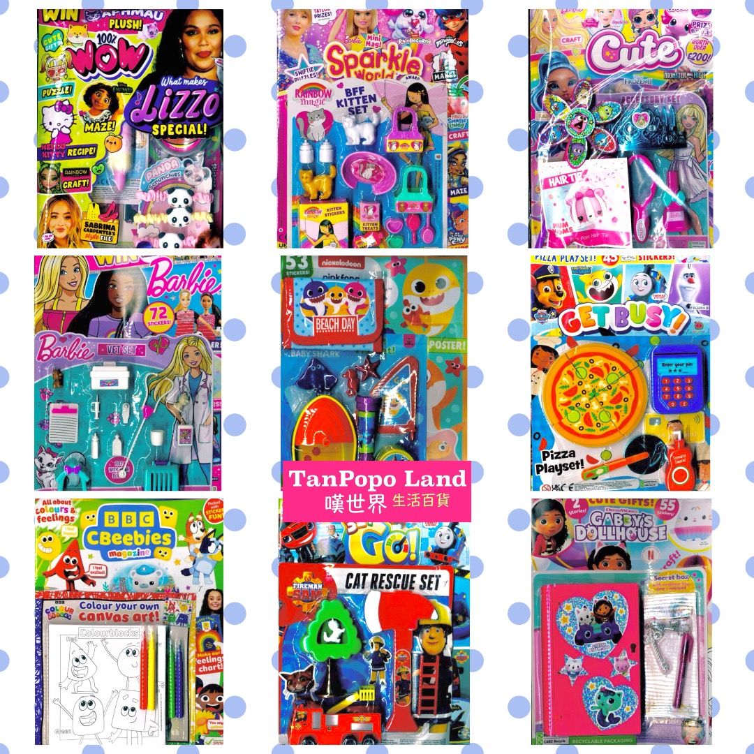 Baby Shark Barbie Get Busy Gabby s Dollhouse Magazine Kid s Children s Magazine and Toys