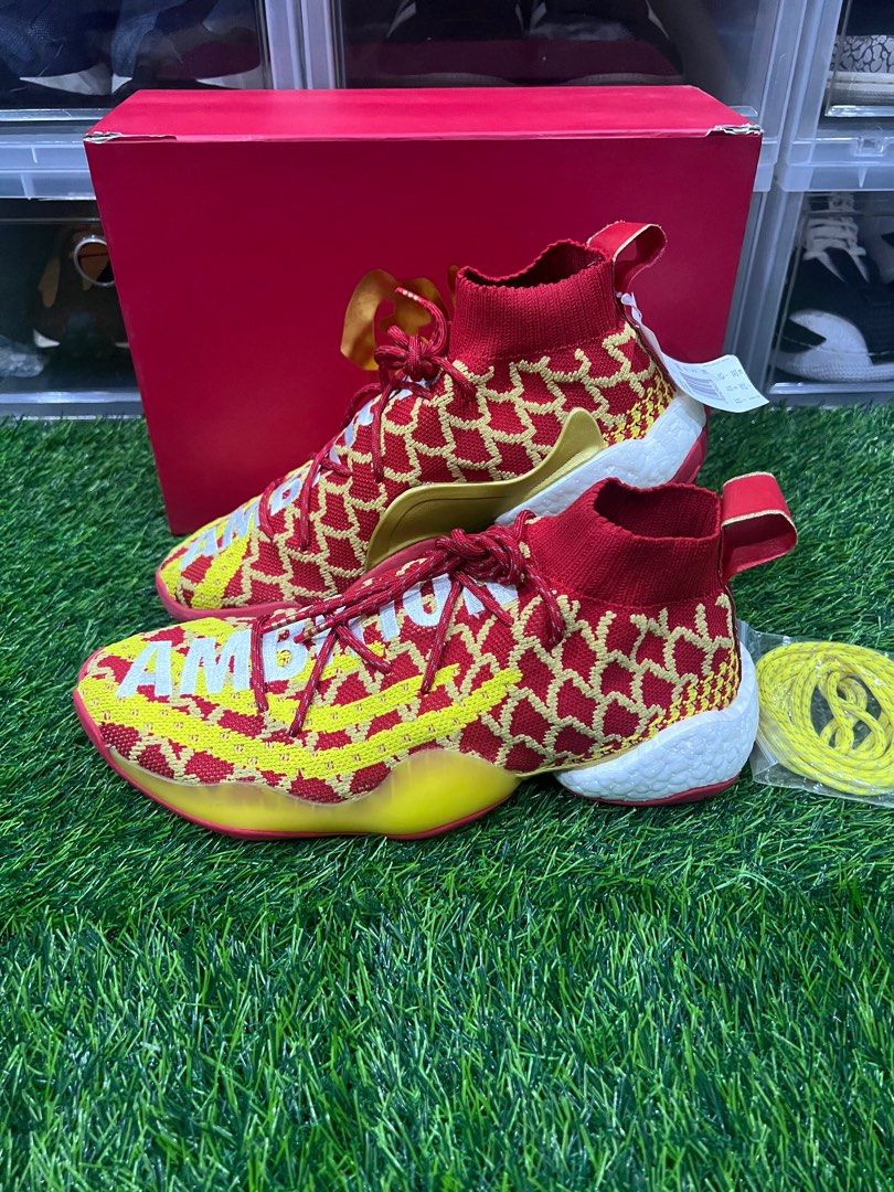 Original Adidas Pharrell x BYW CNY shoes Men s Fashion Footwear Sneakers on Carousell