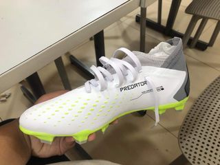 Adidas Predator White Football Cleats / Soccer Shoes