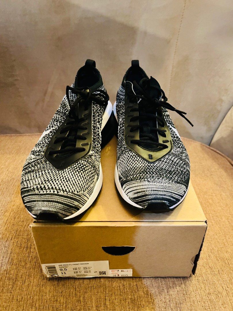 Air Max Flyknit Racer Oreo (Category: Sneakers) located in Alfonso. Submitted by switch23blade (Listing ID 1308046359, Image 3). Description: Brand new Air Max Flyknit Racer Oreo colorway Size: 9.5 US 100% authentic Money back guarantee if proven fake ;) Shipping arrangement by buyer Rfs: Decluttering , bawas sa shoe rack 😂 Happy viewing!.