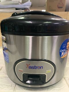 Astron JRC-181 1.8L 10 Cups Stainless Steel Rice Cooker w/ Steamer (w dents)