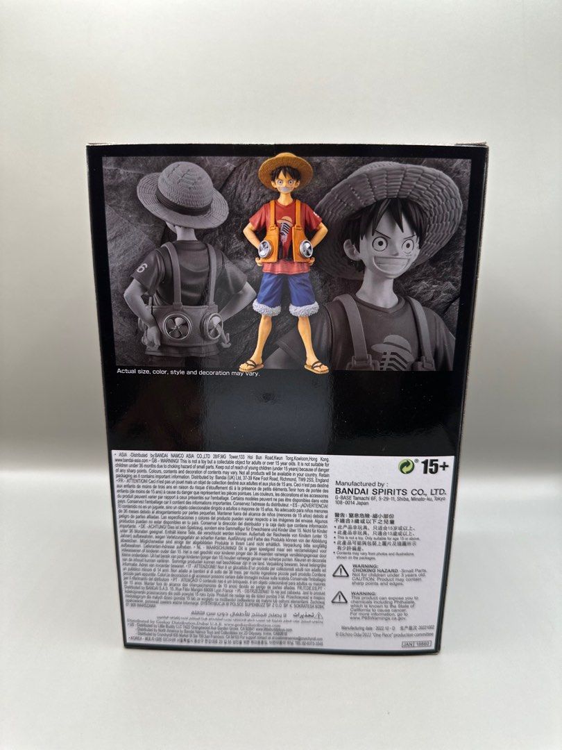 Banpresto One Piece Dx Figure Grandline Men Vol.1 Luffy Japón