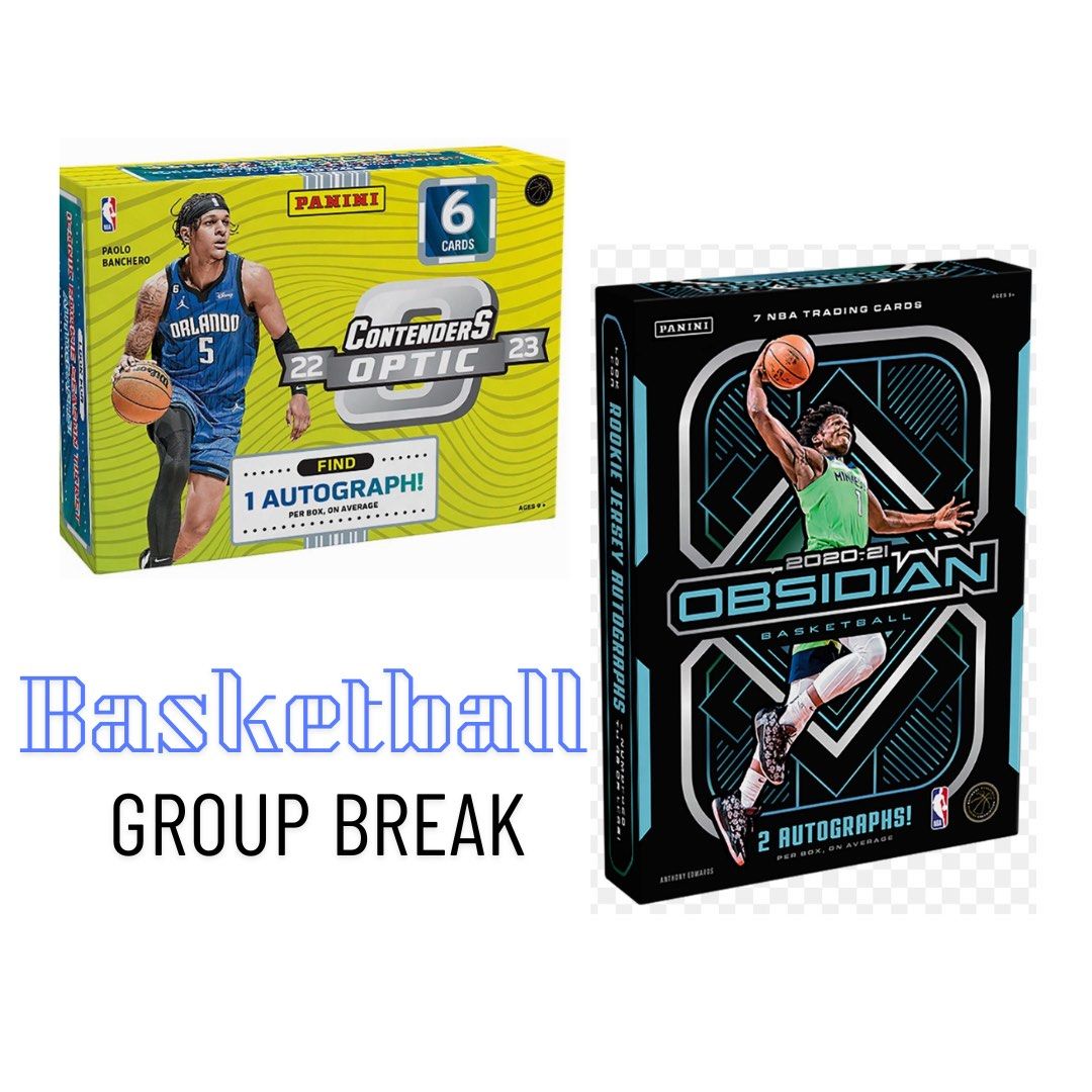 Basketball Trading Card Group Break: PANINI NBA 2020-21 Obsidian 1 ...