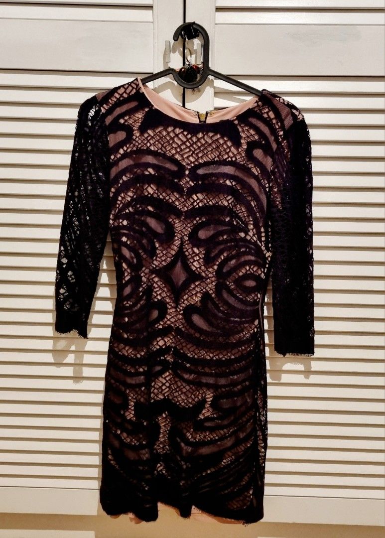 Black Lace Dress Guess Marciano Women s Fashion Dresses Sets Dresses on Carousell