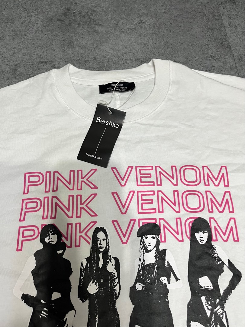 BLACK PINK MERCH x BERSHKA Women s Fashion Tops Shirts on Carousell