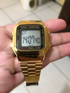 Casio Gold Retro Digital Watch