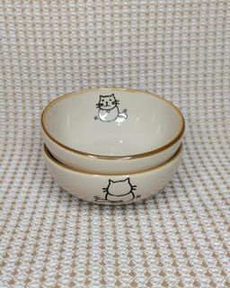 Cat Soy Dish Stoneware