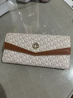 CLN white long wallet