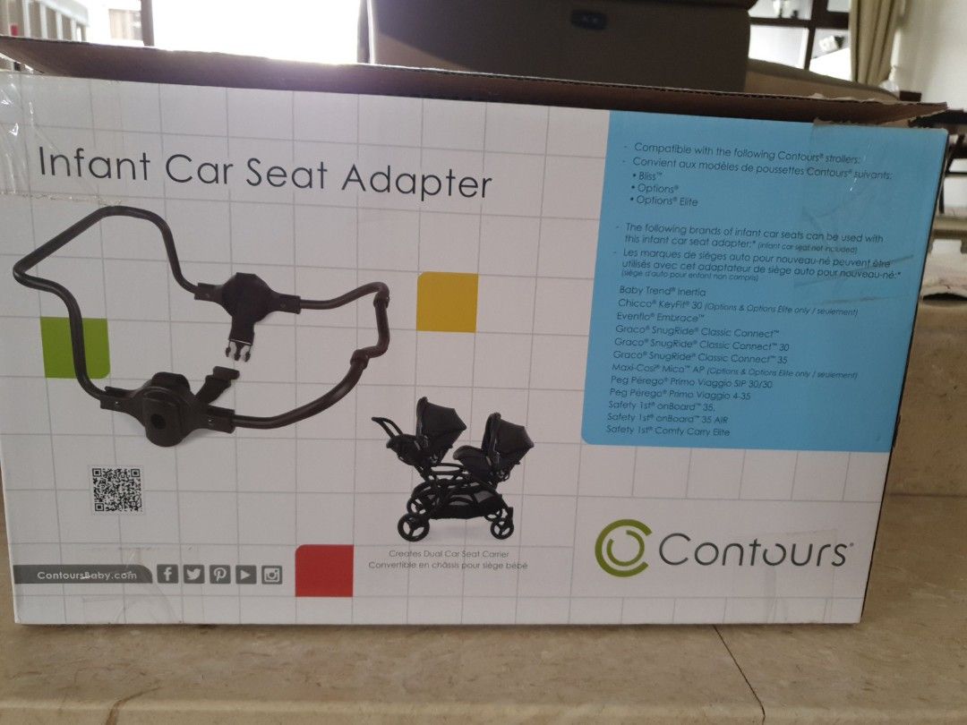 Contours elite car seat adapter store